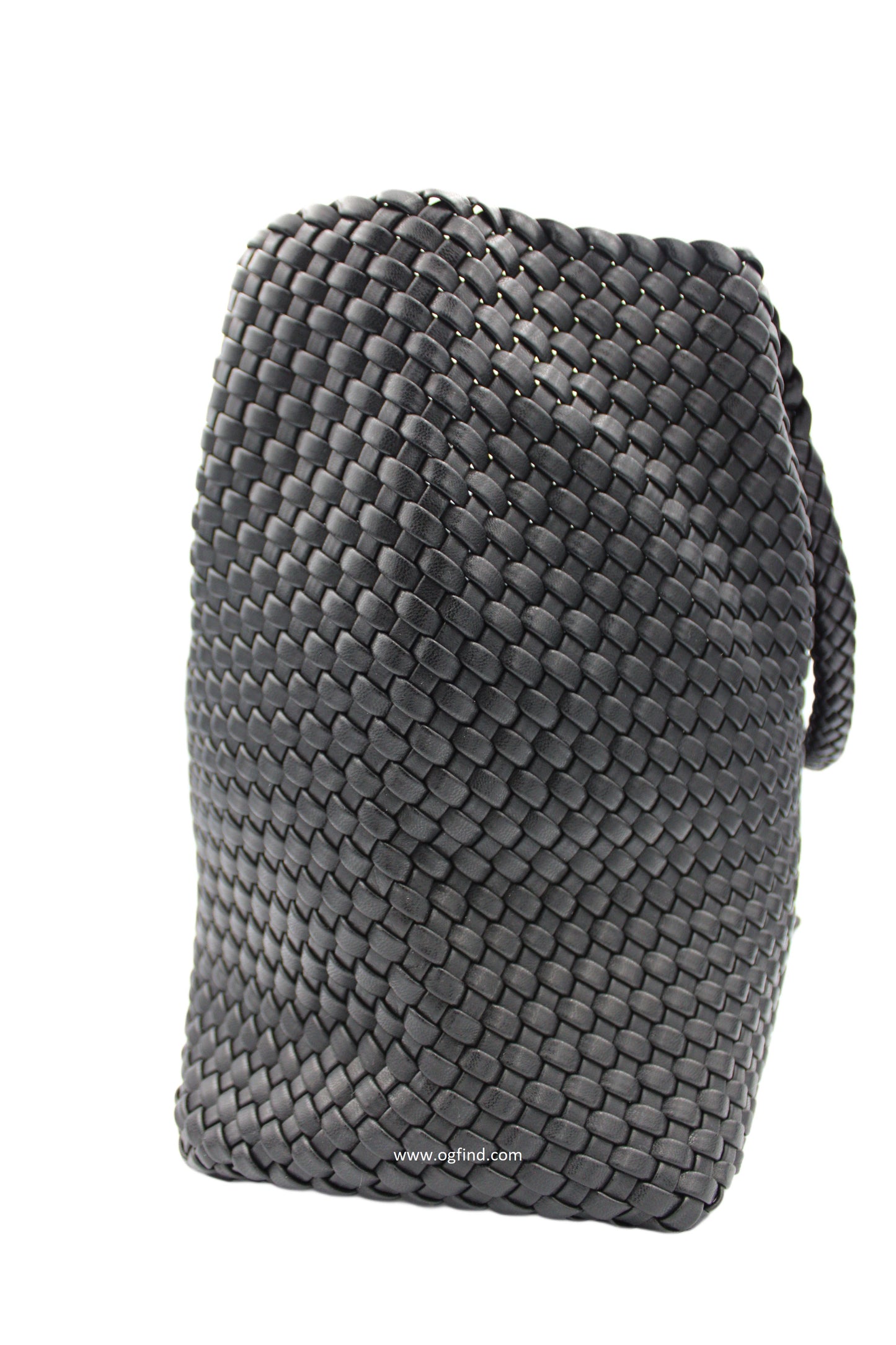 Handwoven Vegan Leather Tote Bag – Solana Style