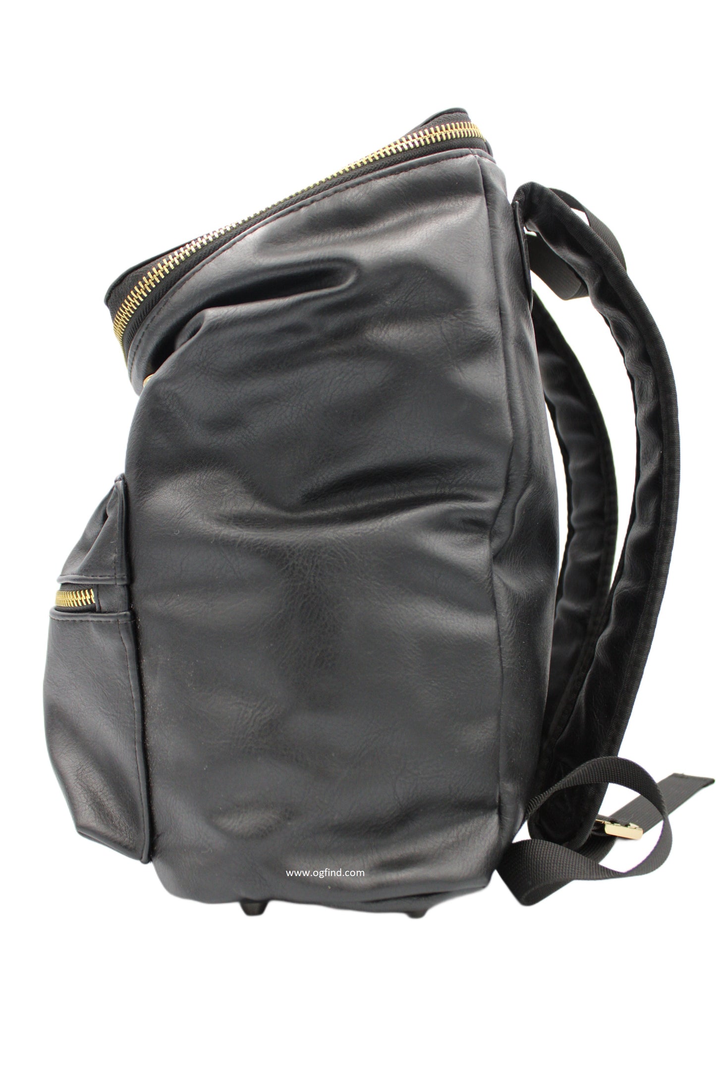 Versace Parfums Backpack Bag – Black &amp; Gold Medusa Logo