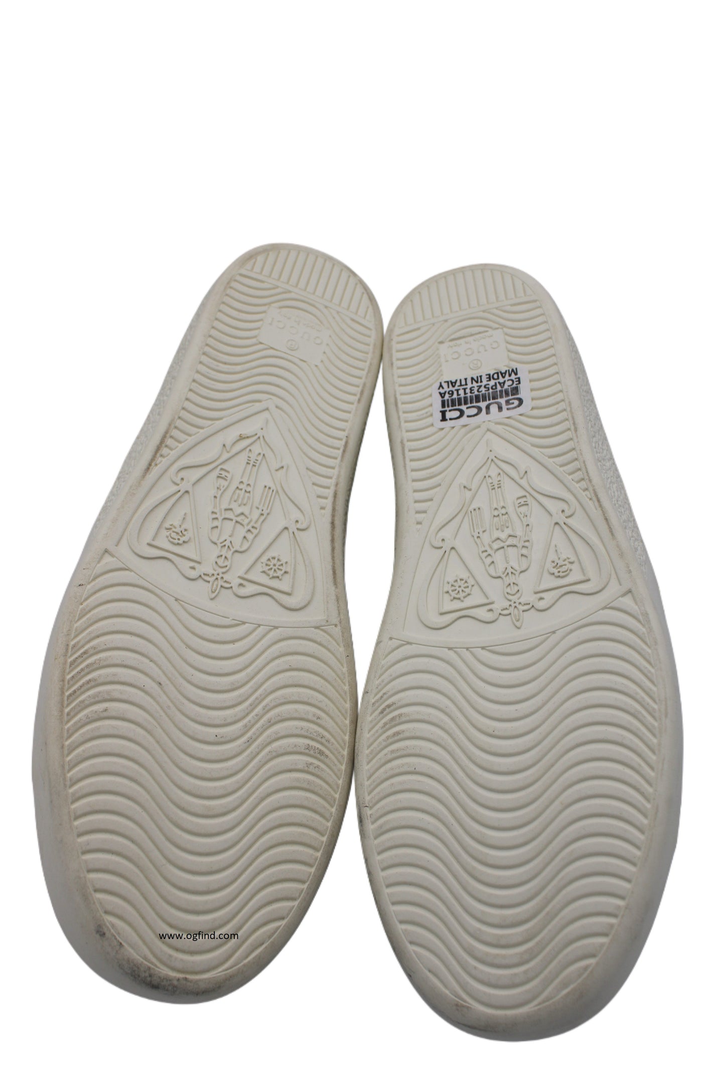 New! Gucci Ace Sneakers – White Leather with Embroidered Stars &amp; Bees