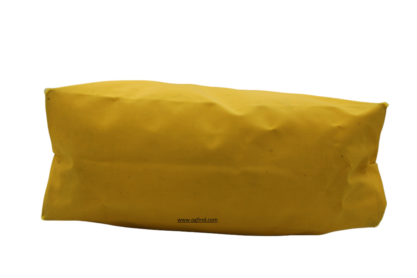Longchamp Le Pliage Large Tote in Naples Yellow with Brown Leather Handles