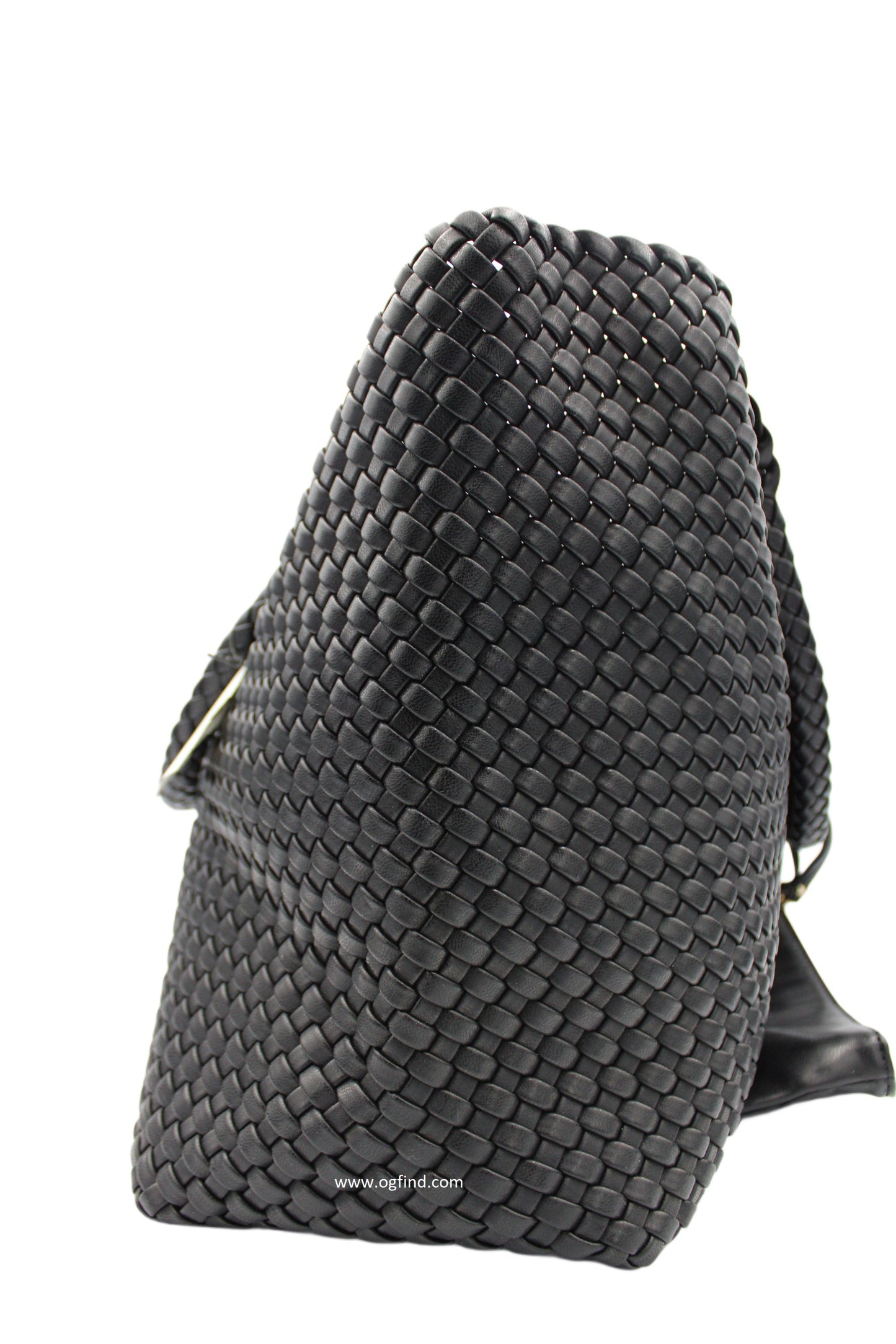 Handwoven Vegan Leather Tote Bag – Solana Style