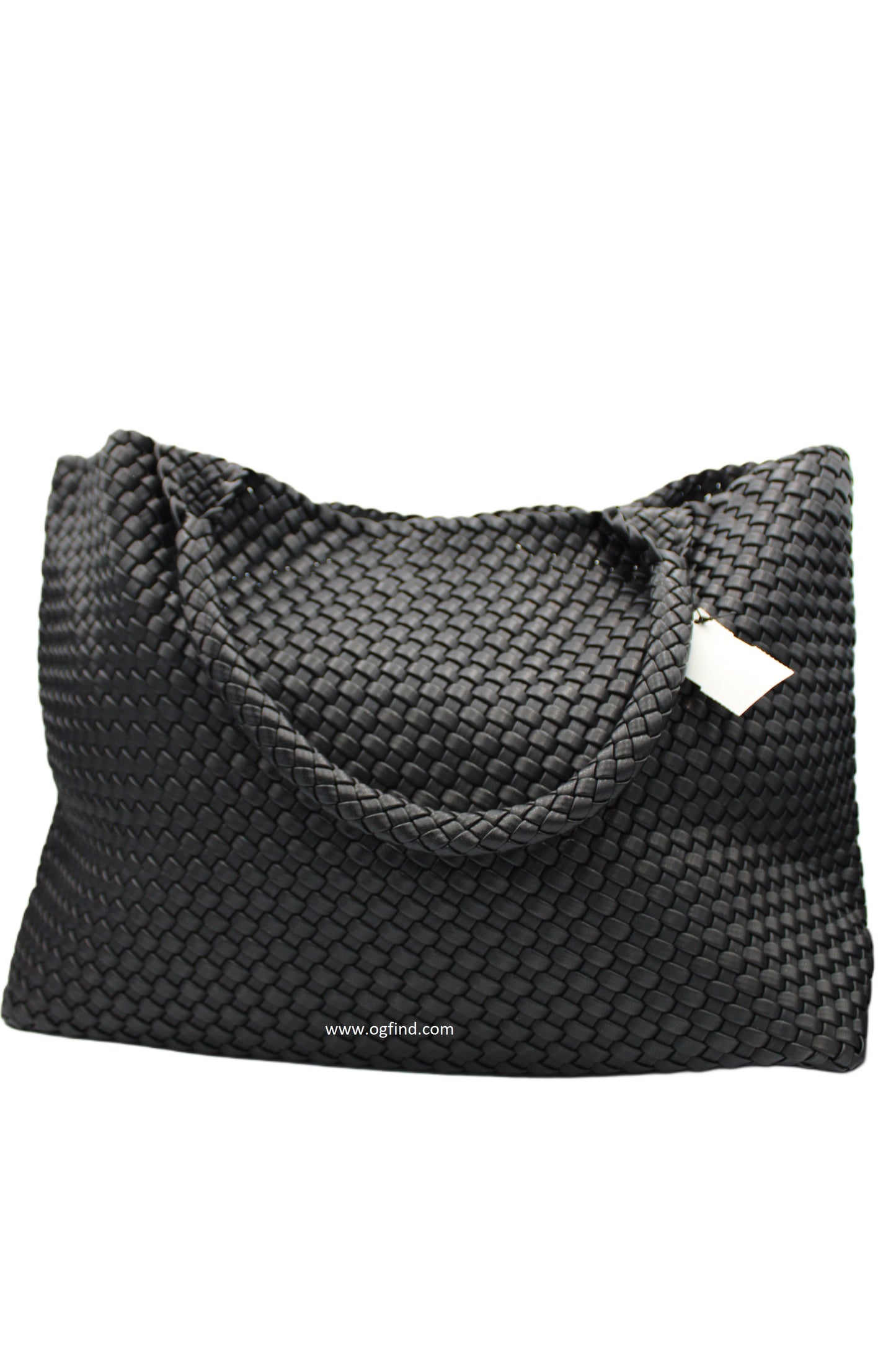 Handwoven Vegan Leather Tote Bag – Solana Style