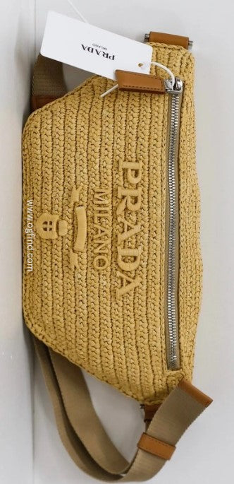 Prada Raffia Belt Bag – Chic Summer Essential