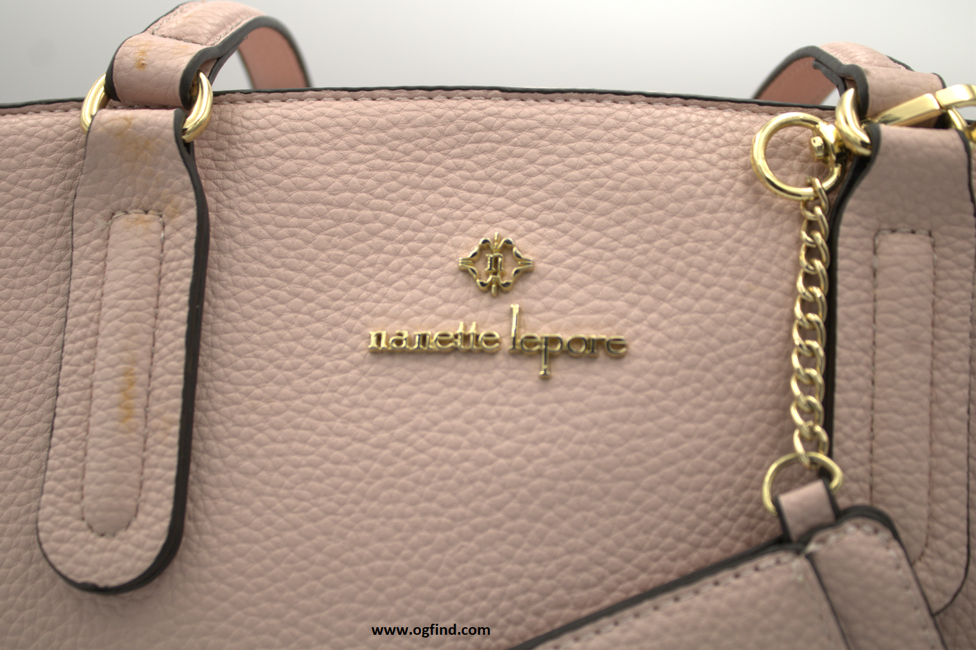 Nanette Lepore Tan Shoulder Bag with Matching Card Holder