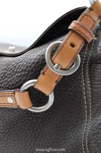 Coach Brown Pebble Leather Chelsea Shoulder Bag F12338