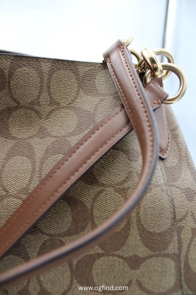 Coach Hallie Shoulder Bag in Signature Canvas