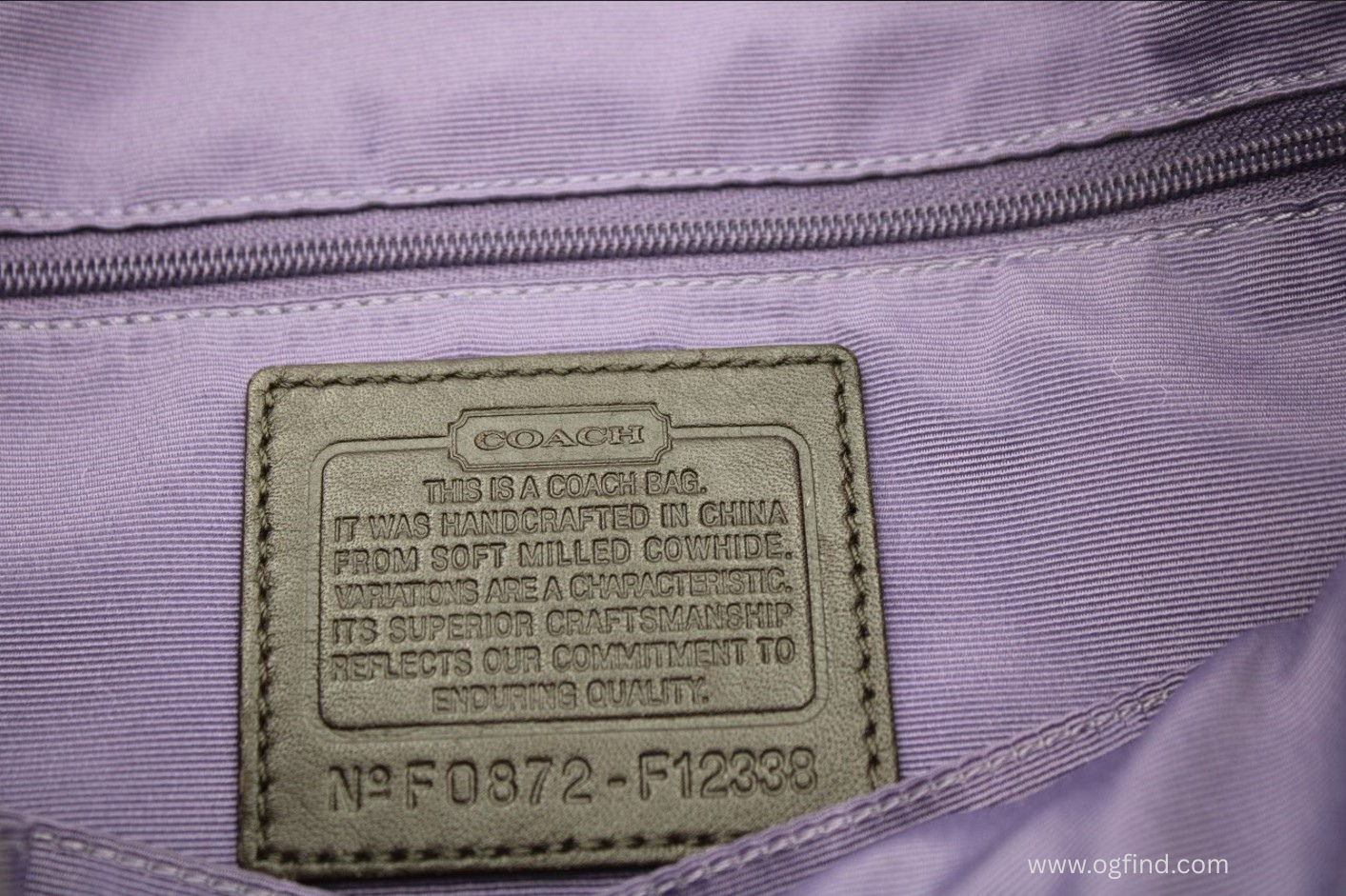 Coach Brown Pebble Leather Chelsea Shoulder Bag F12338