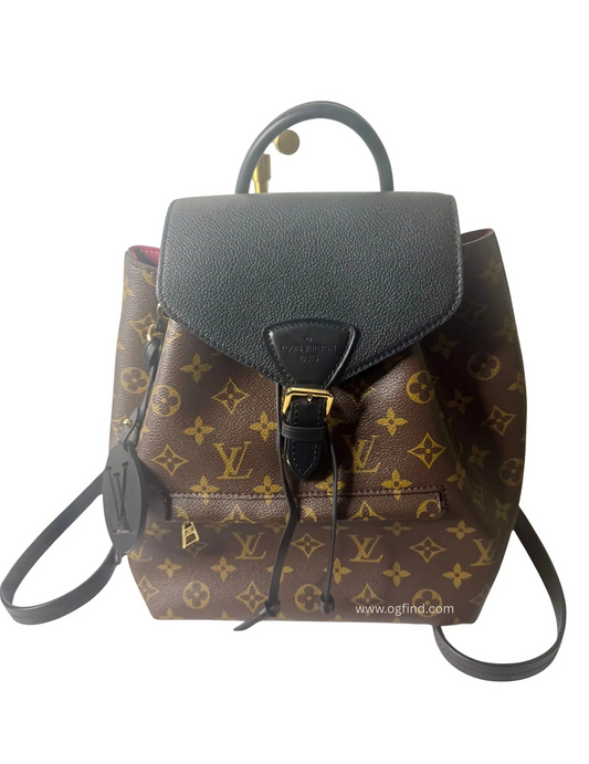 🎒✨ 💛 Louis Vuitton Montsouris MM Backpack 🎒 Classic Monogram ✨ Excellent!