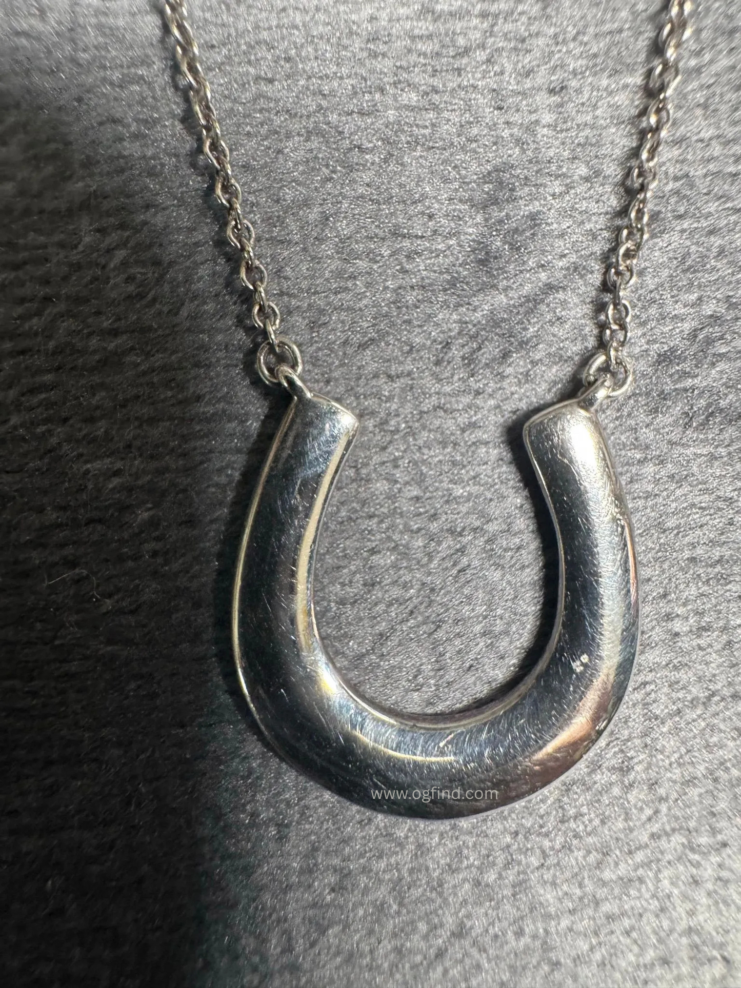 Tiffany &Co. 1837 RARE Horseshoe Pendant Necklace