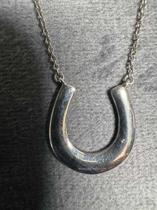 Tiffany &Co. 1837 RARE Horseshoe Pendant Necklace