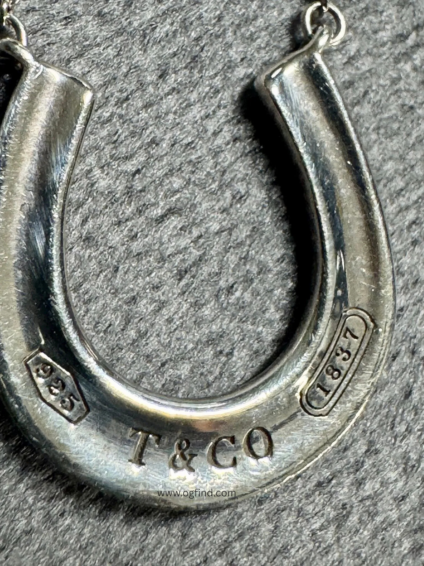 Tiffany &Co. 1837 RARE Horseshoe Pendant Necklace