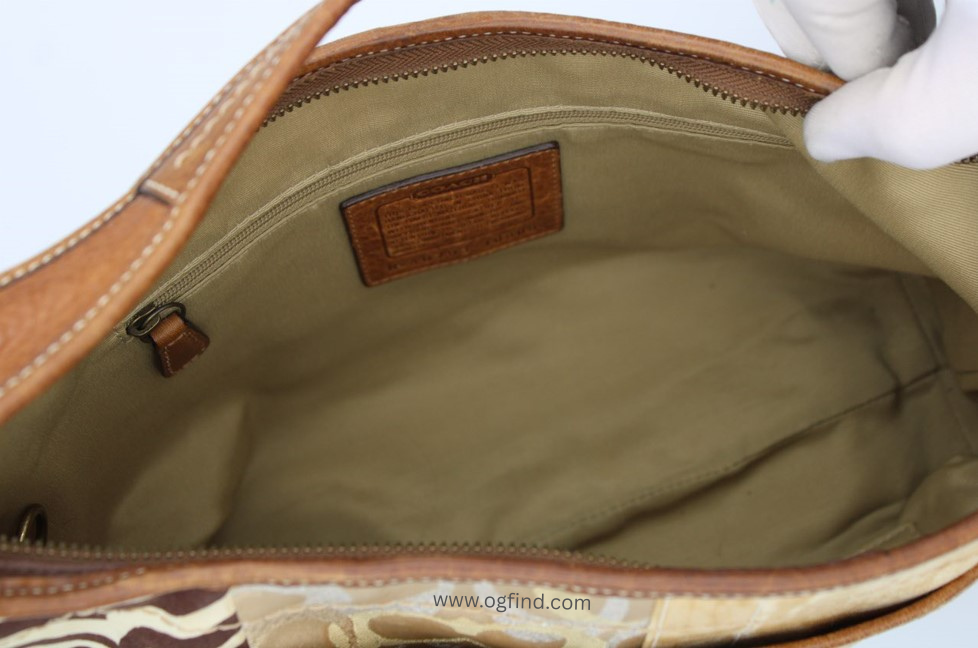 Coach Y2K Patchwork Animal Print Hobo Shoulder Bag (Style No. 10808)