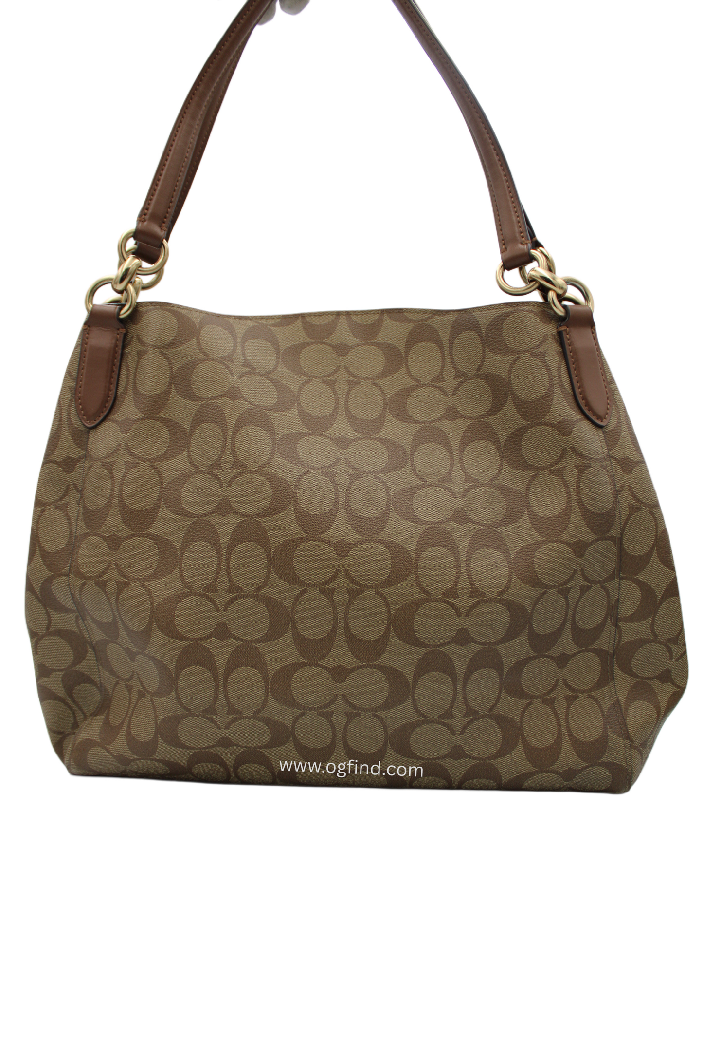 Coach Hallie Shoulder Bag in Signature Canvas