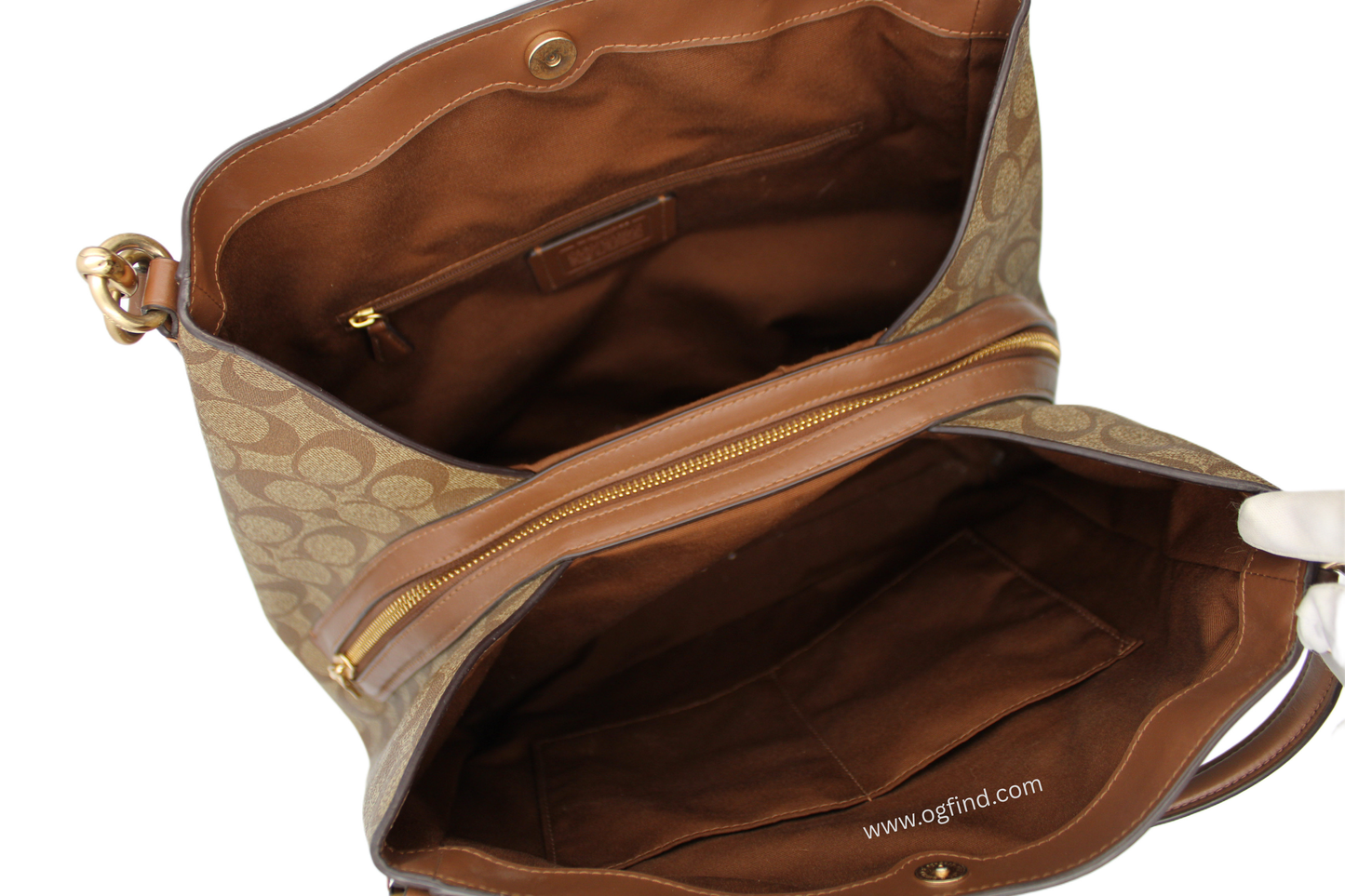 Coach Hallie Shoulder Bag in Signature Canvas