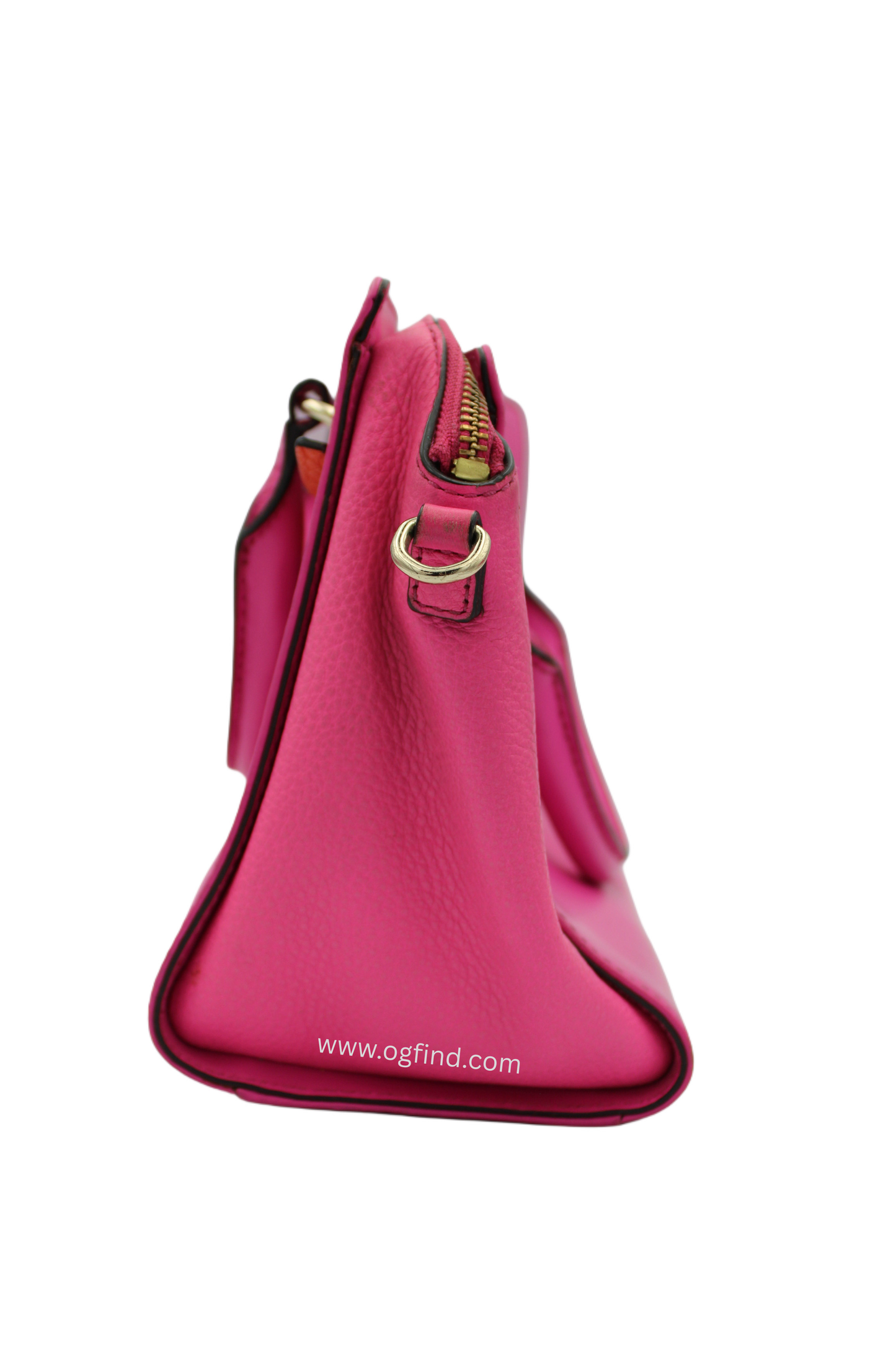 Kate Spade Hadley Street Mini Bernadine Satchel – Hot Pink and Orange (Style No. WKRU3349 / WKRU3351)