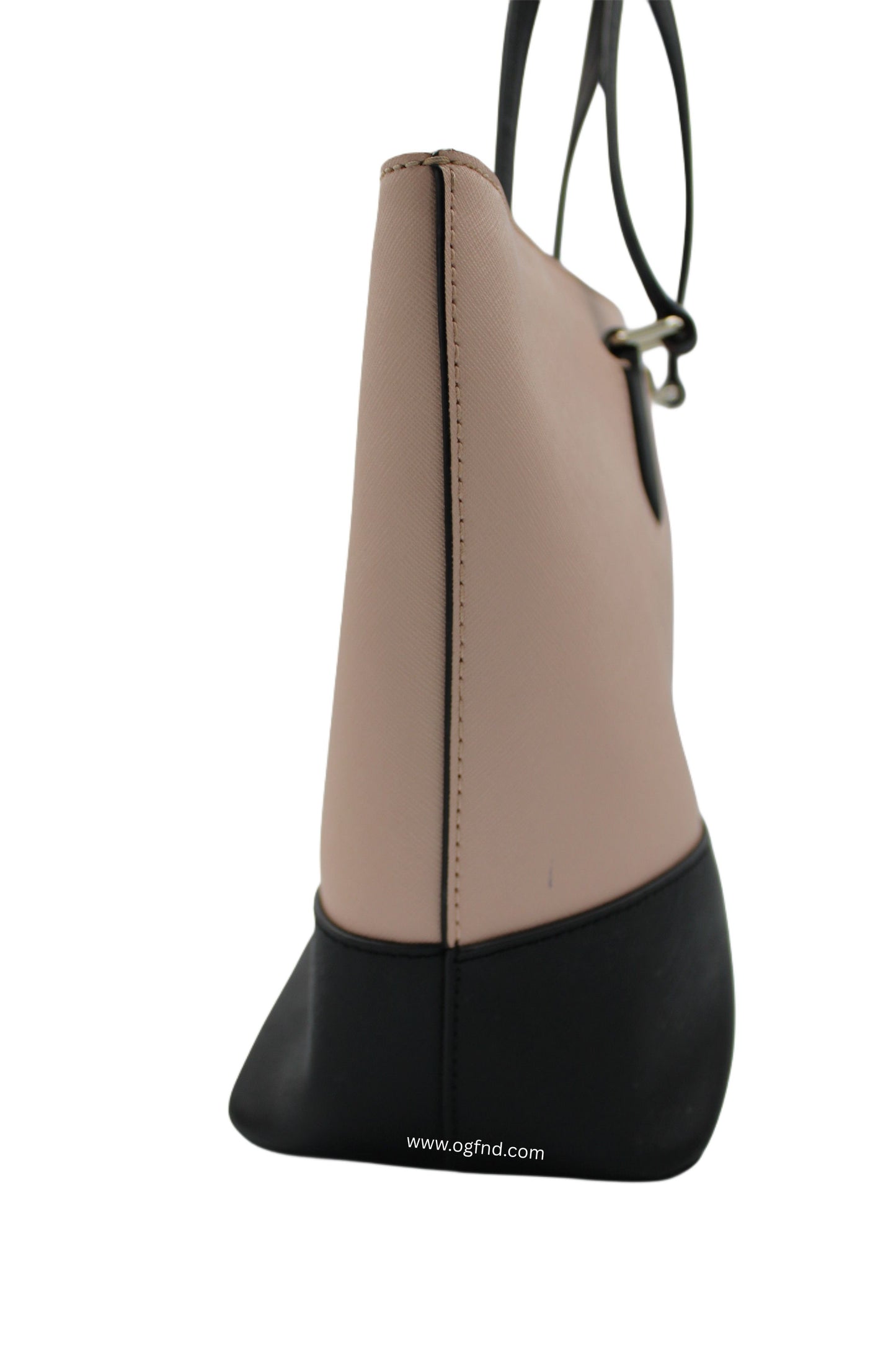 Kate Spade New York Laurel Way Dally Large Leather Tote in Black and Blush