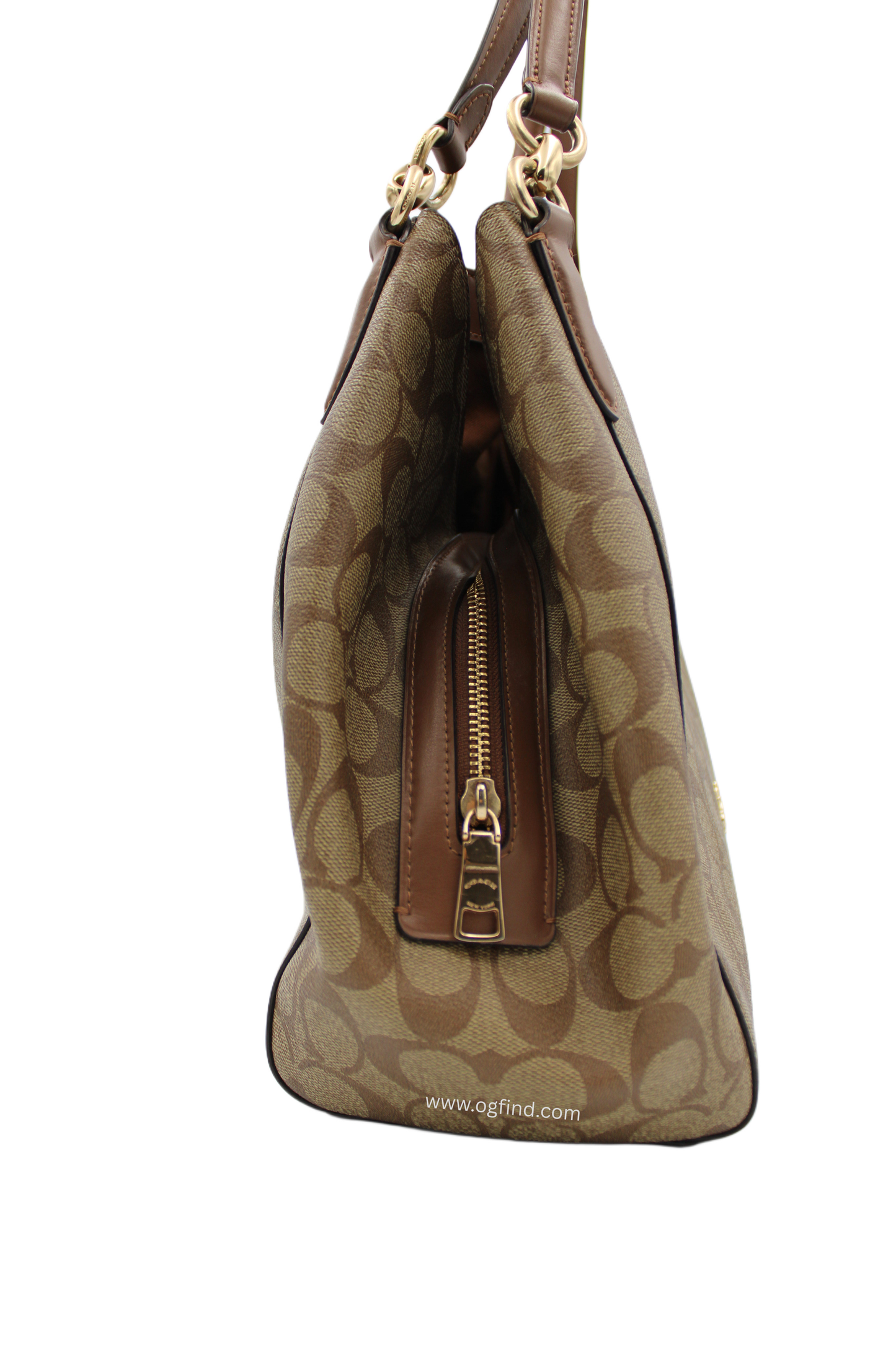 Coach Hallie Shoulder Bag in Signature Canvas