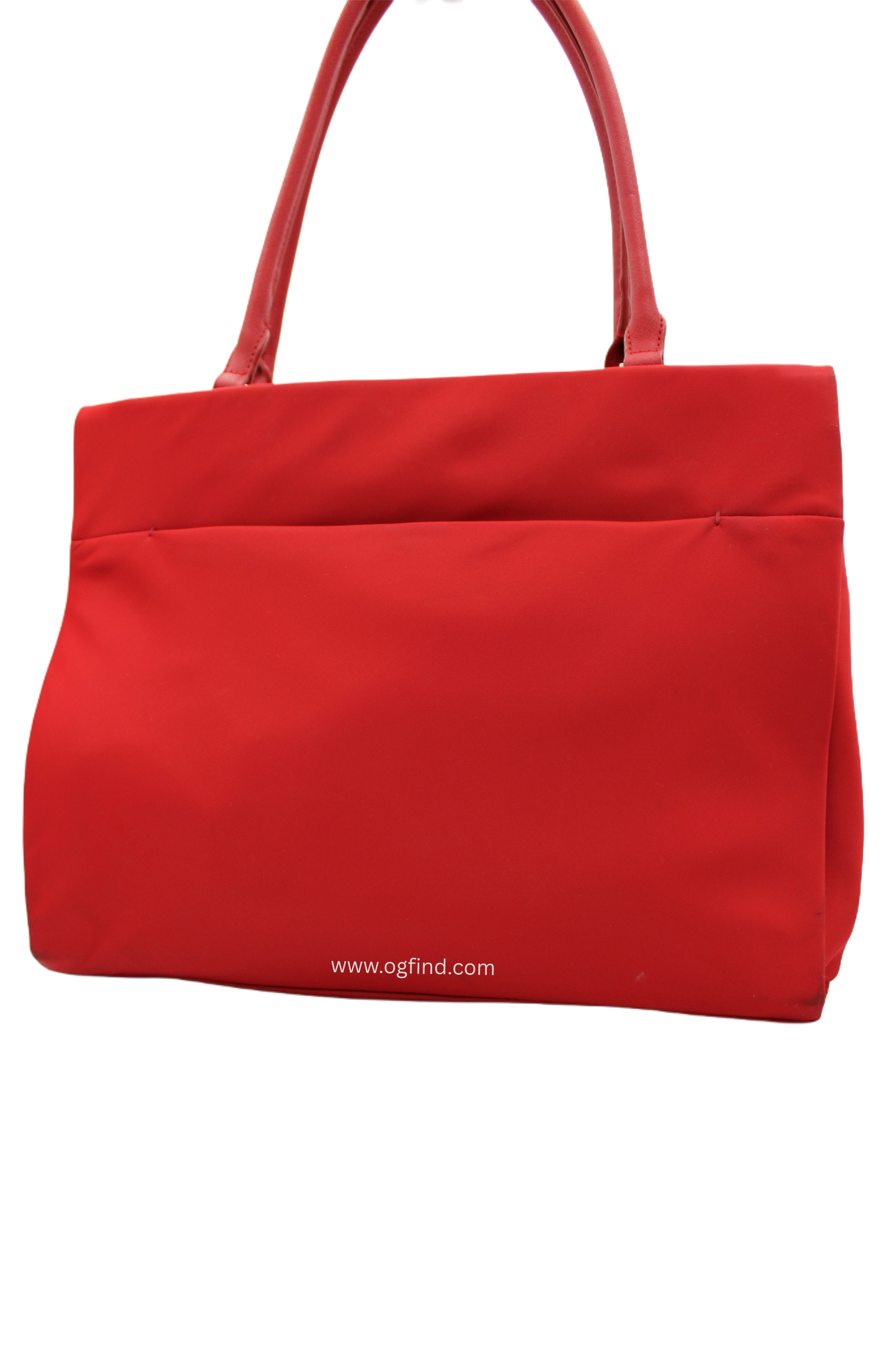 Kate Spade Phoebe Classic Nylon &amp; Leather Tote – Garnet Red (Style No. PXRU5394)