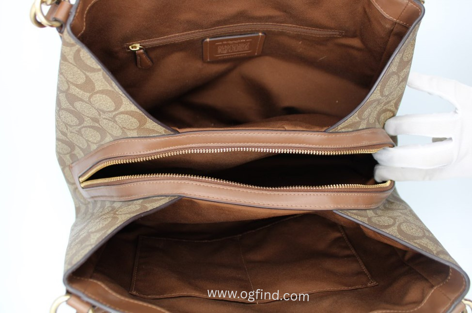 Coach Hallie Shoulder Bag in Signature Canvas