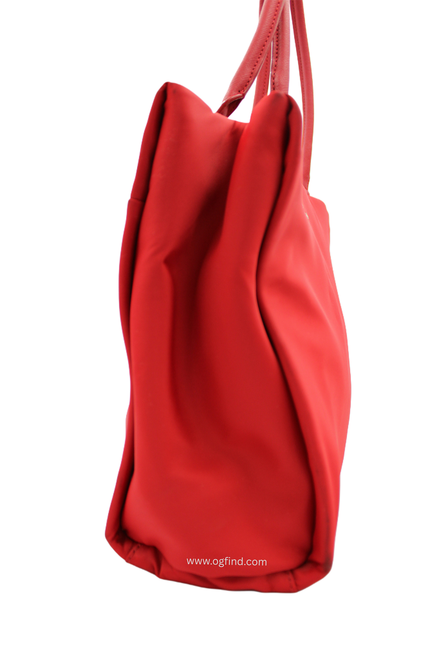 Kate Spade Phoebe Classic Nylon &amp; Leather Tote – Garnet Red (Style No. PXRU5394)