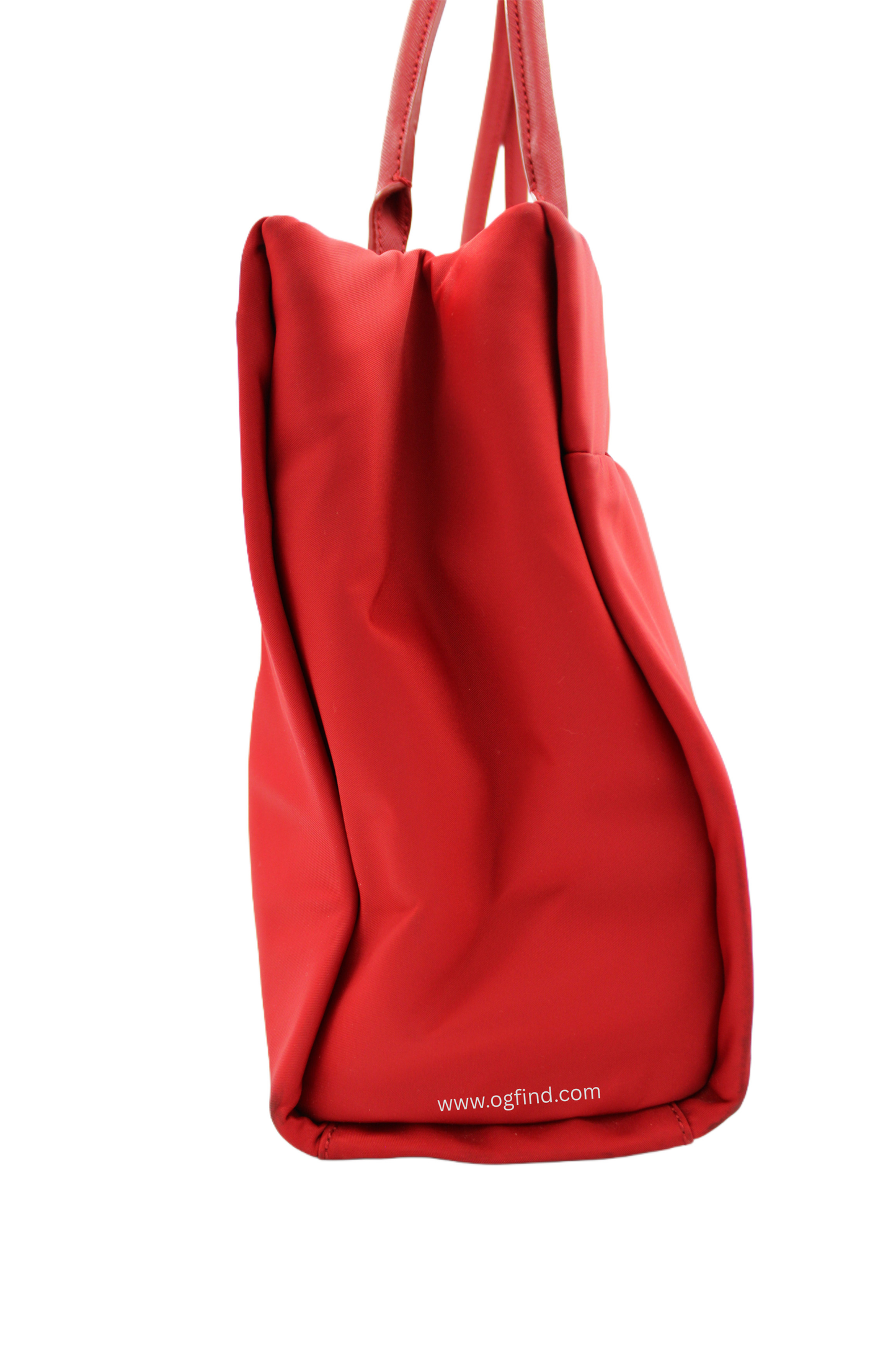 Kate Spade Phoebe Classic Nylon &amp; Leather Tote – Garnet Red (Style No. PXRU5394)