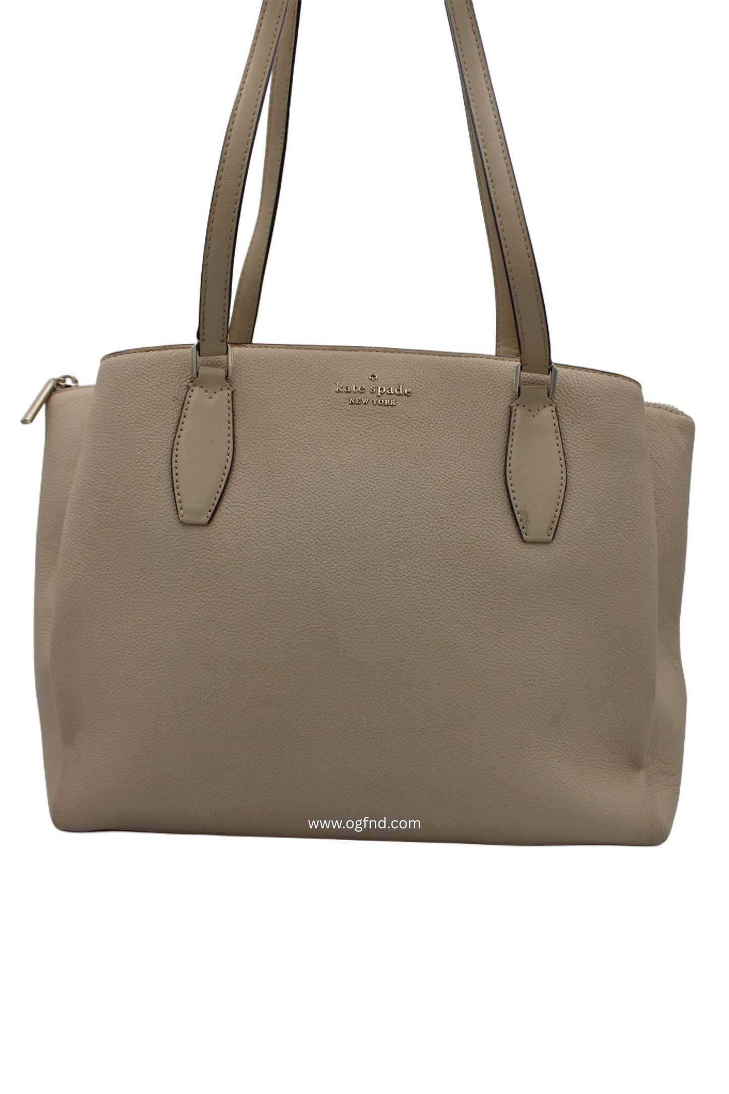 Kate Spade Monet Large Triple Compartment Tote Bag in Light Sand