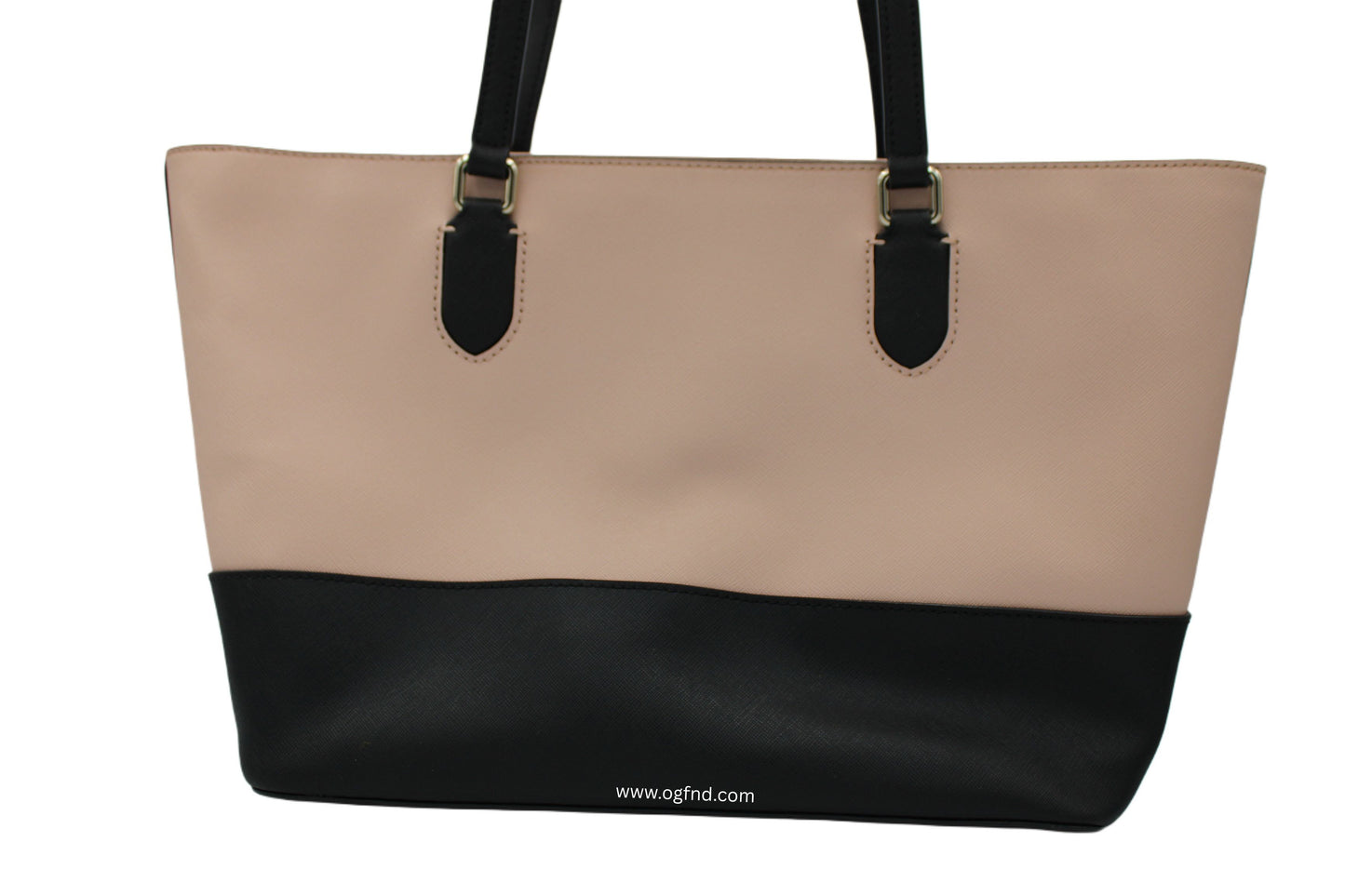 Kate Spade New York Laurel Way Dally Large Leather Tote in Black and Blush