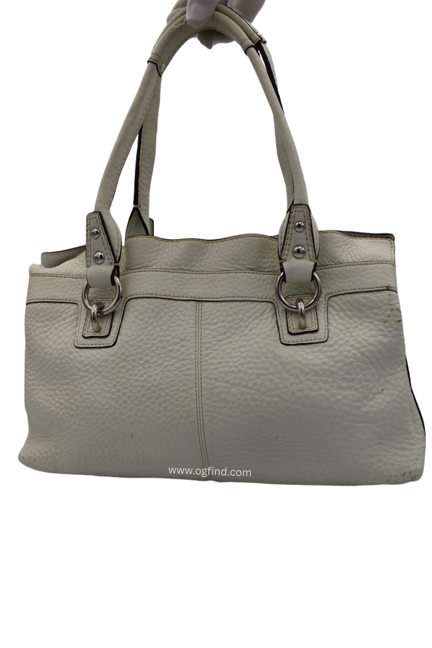 Coach Penelope Ivory Pebbled Leather Shoulder Bag F14686