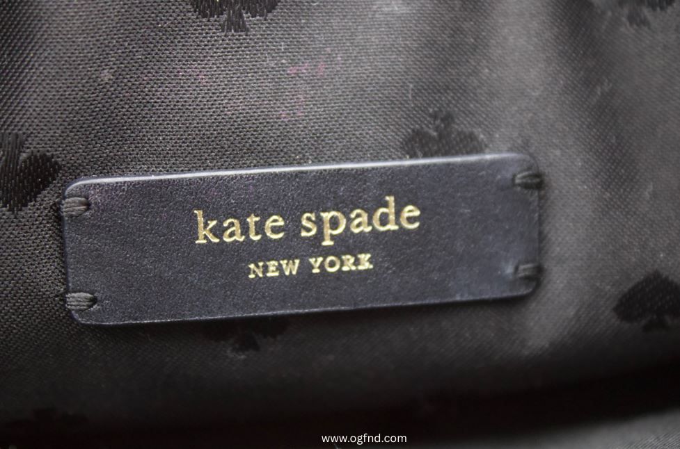 Kate Spade Briar Lane Quilted Leather Crossbody Bag in Black (Gold Chain)