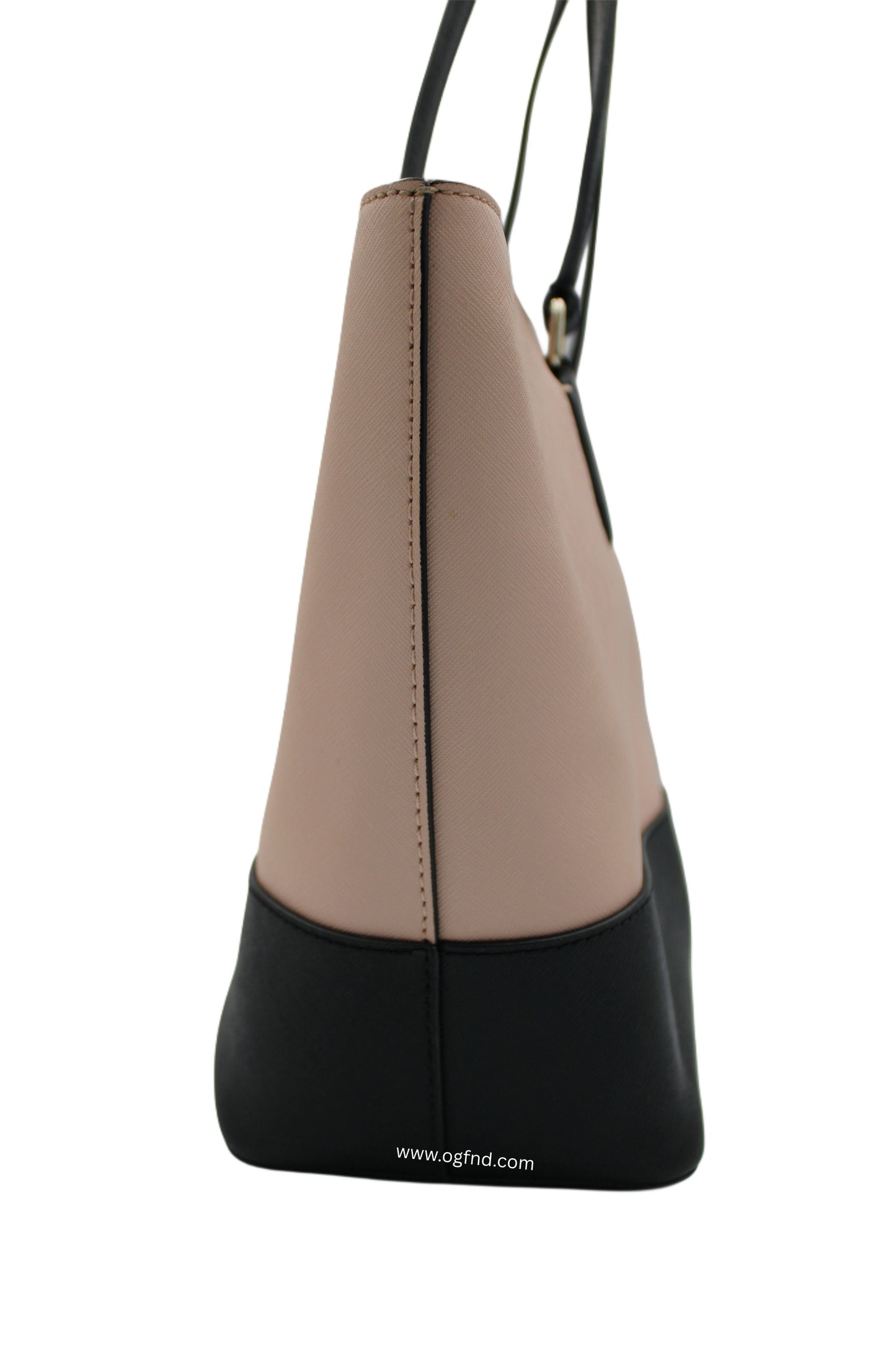 Kate Spade New York Laurel Way Dally Large Leather Tote in Black and Blush