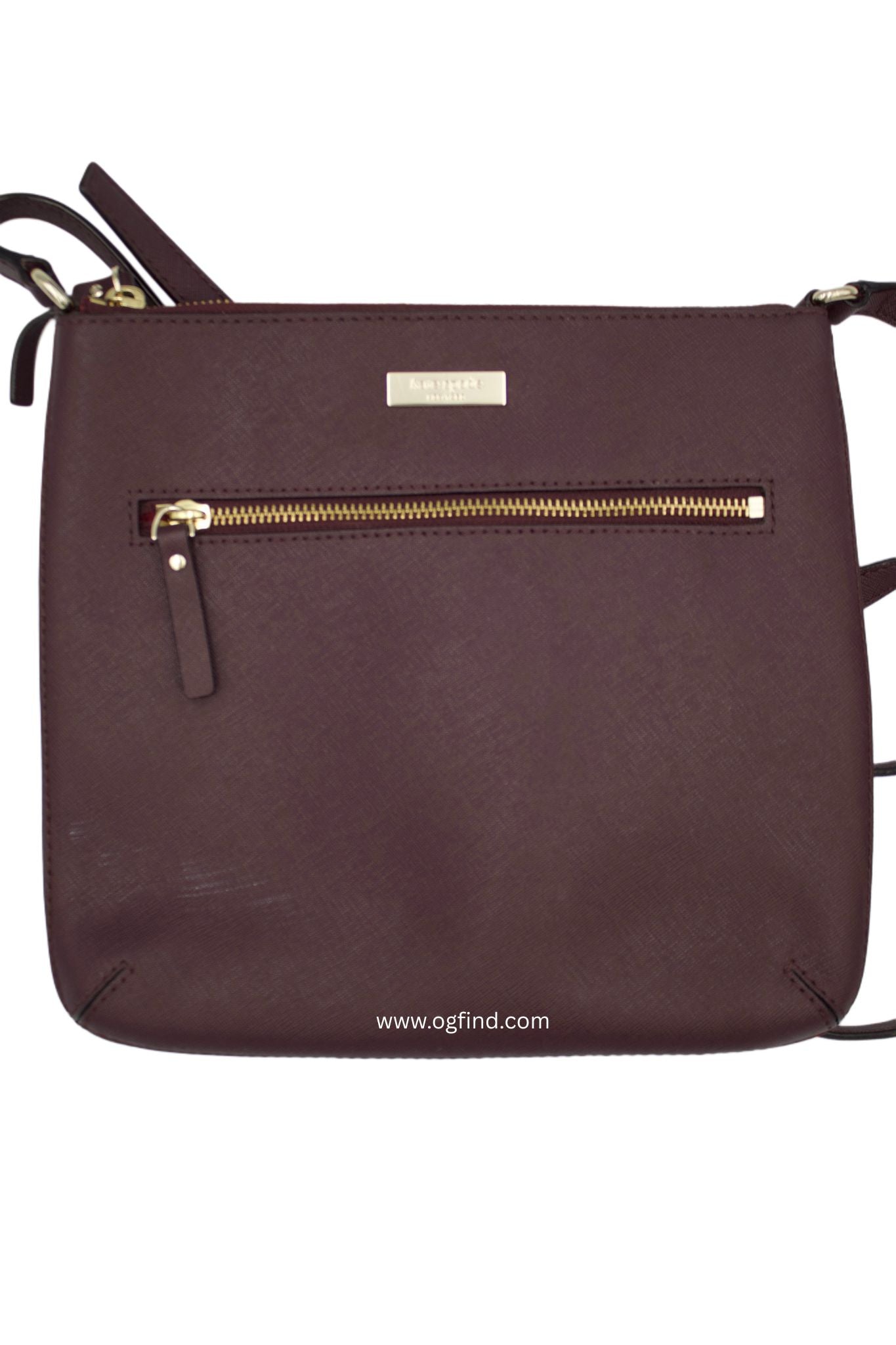 Kate Spade New York Laurel Way Rima Crossbody Bag in Burgundy / Eggplant
