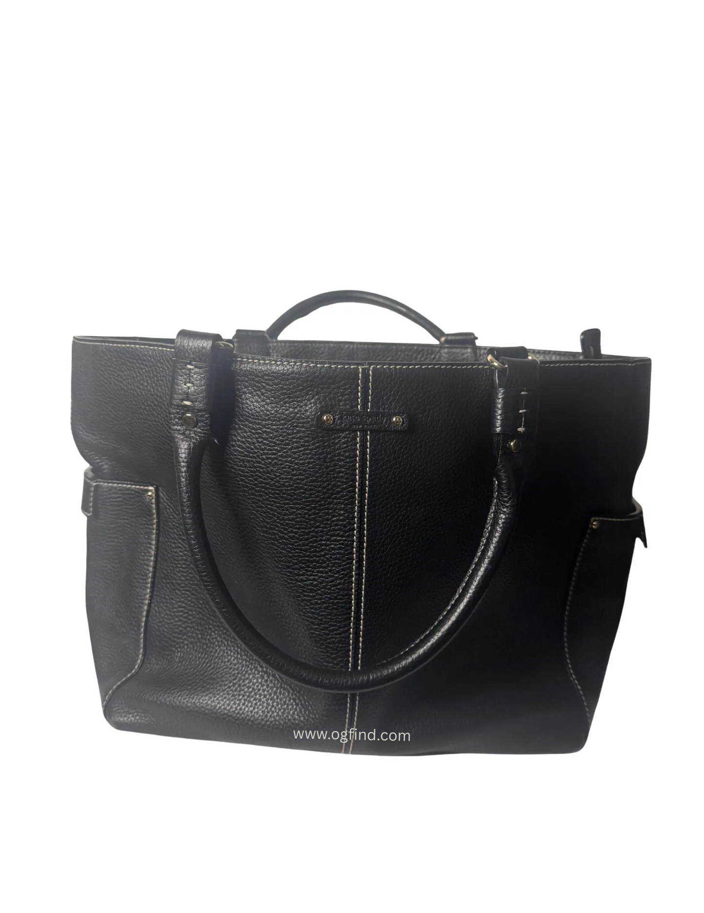 🖤 Kate Spade Pebbled Leather Tote ✨ Classic Black 💼 Spacious & Chic 🖤