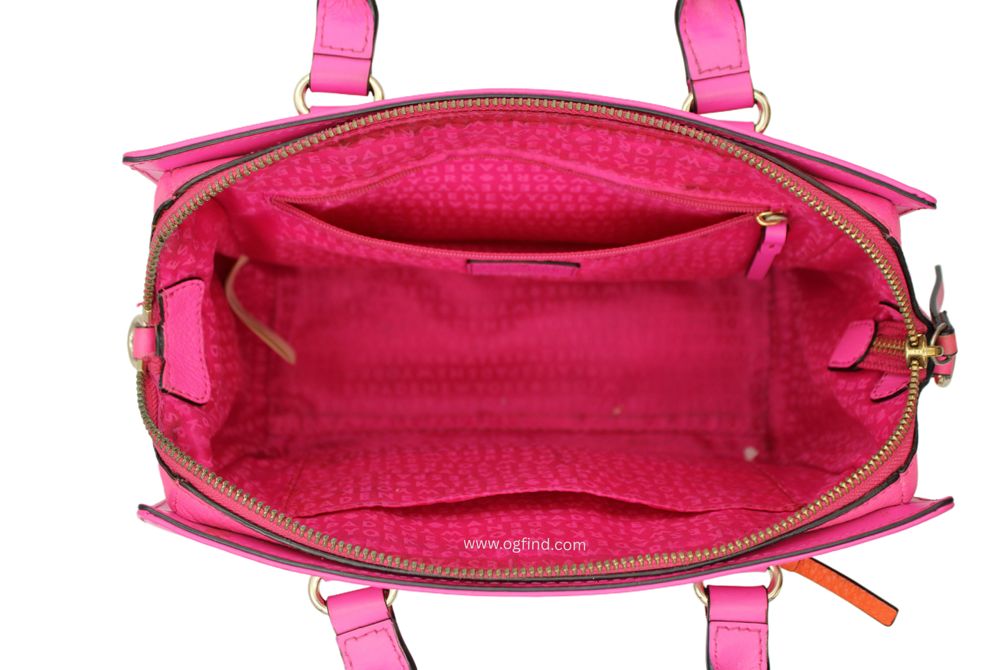Kate Spade Hadley Street Mini Bernadine Satchel – Hot Pink and Orange (Style No. WKRU3349 / WKRU3351)