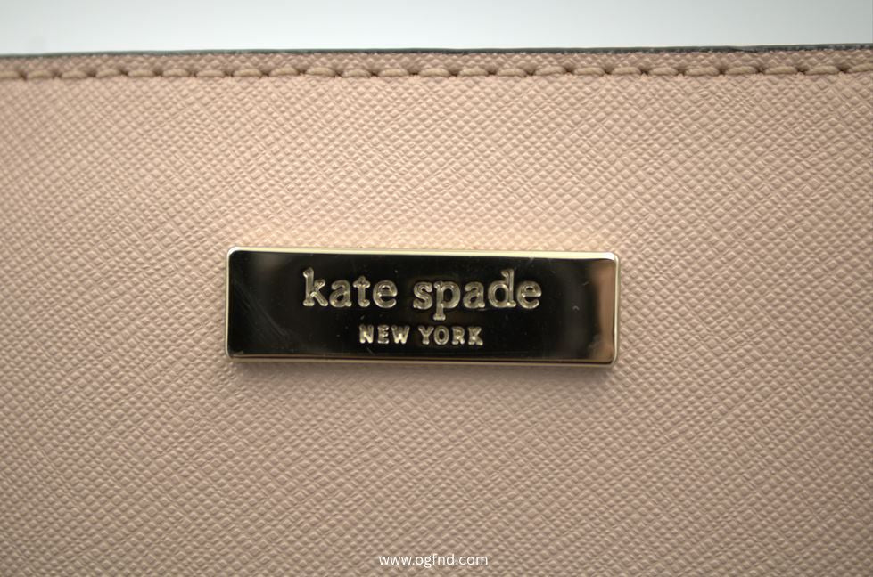 Kate Spade New York Laurel Way Dally Large Leather Tote in Black and Blush