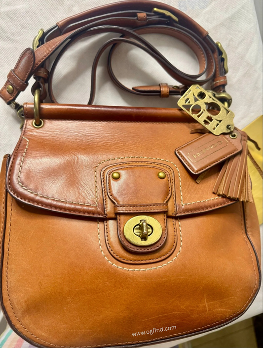 🔥 RARE Coach Willis Legacy – 70th Anniversary Limited Edition – Cognac Glove-Tanned Leather 🔥