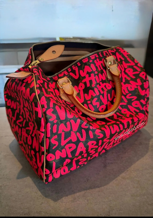Louis Vuitton x Stephen Sprouse Graffiti Speedy 30 – Limited Edition – New/Unused – Complete Set wit