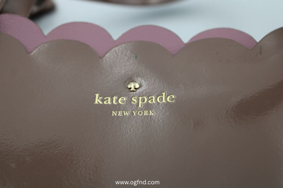 Kate Spade New York Lily Avenue Carrigan Large Scalloped Patent Leather Tote in Porcini Taupe