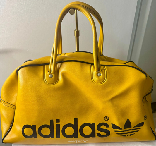 This authentic 1960s Adidas sports bag is a rare survivor from the brand’s earliest designs by Adi D