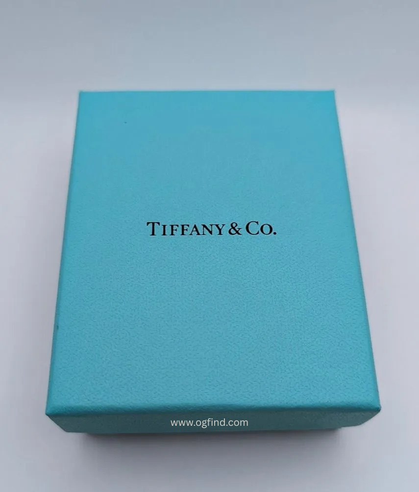 Tiffany & Co. Sterling Silver Clover Key Necklace – 30” Long Chain!