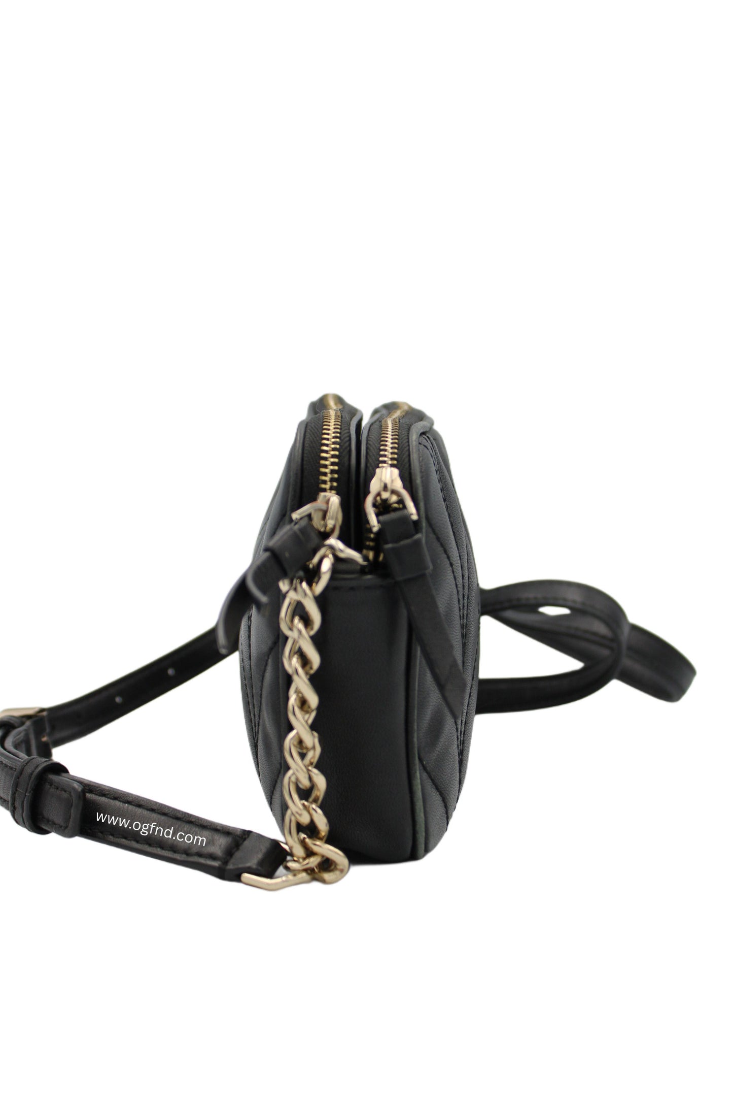 Kate Spade Briar Lane Quilted Leather Crossbody Bag in Black (Gold Chain)