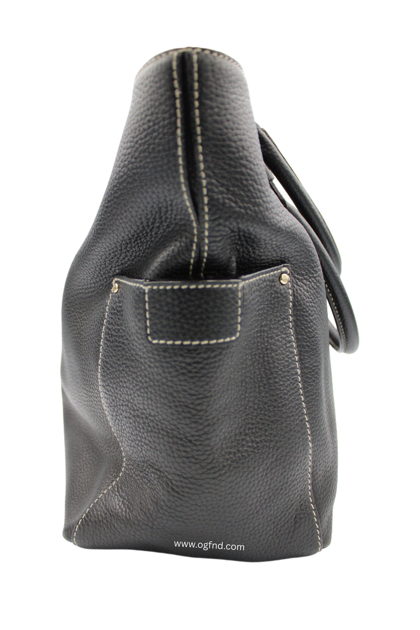 Kate Spade New York Black Pebbled Leather Multi-Strap Tote Bag
